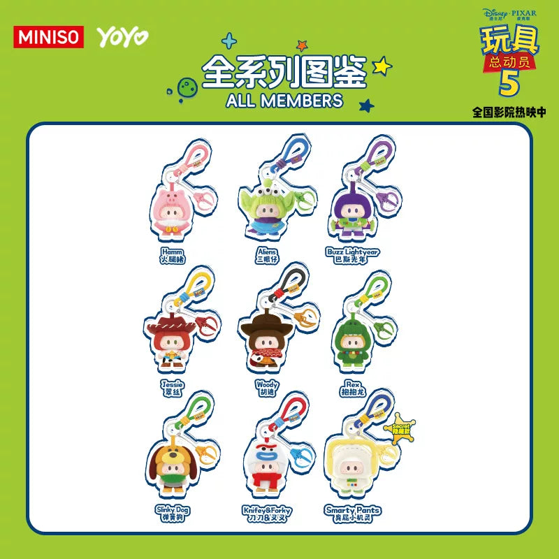 MINISO MINISO YOYO X Toy Story 5, Same Cute Series, Vinyl Plush Blind Box Pendant