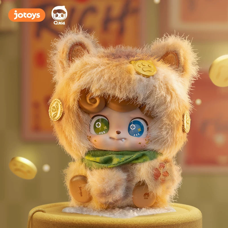 JOTOYS/Odd and Odd Trendy Music Q Bao Good Color Series Blind Box Plush Pendant Handmade Trendy Play Gift Cute Ornament