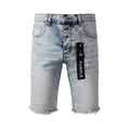 Purple Jeans Silver Gray Jean Shorts 5053 with a Sleek and Modern Design
