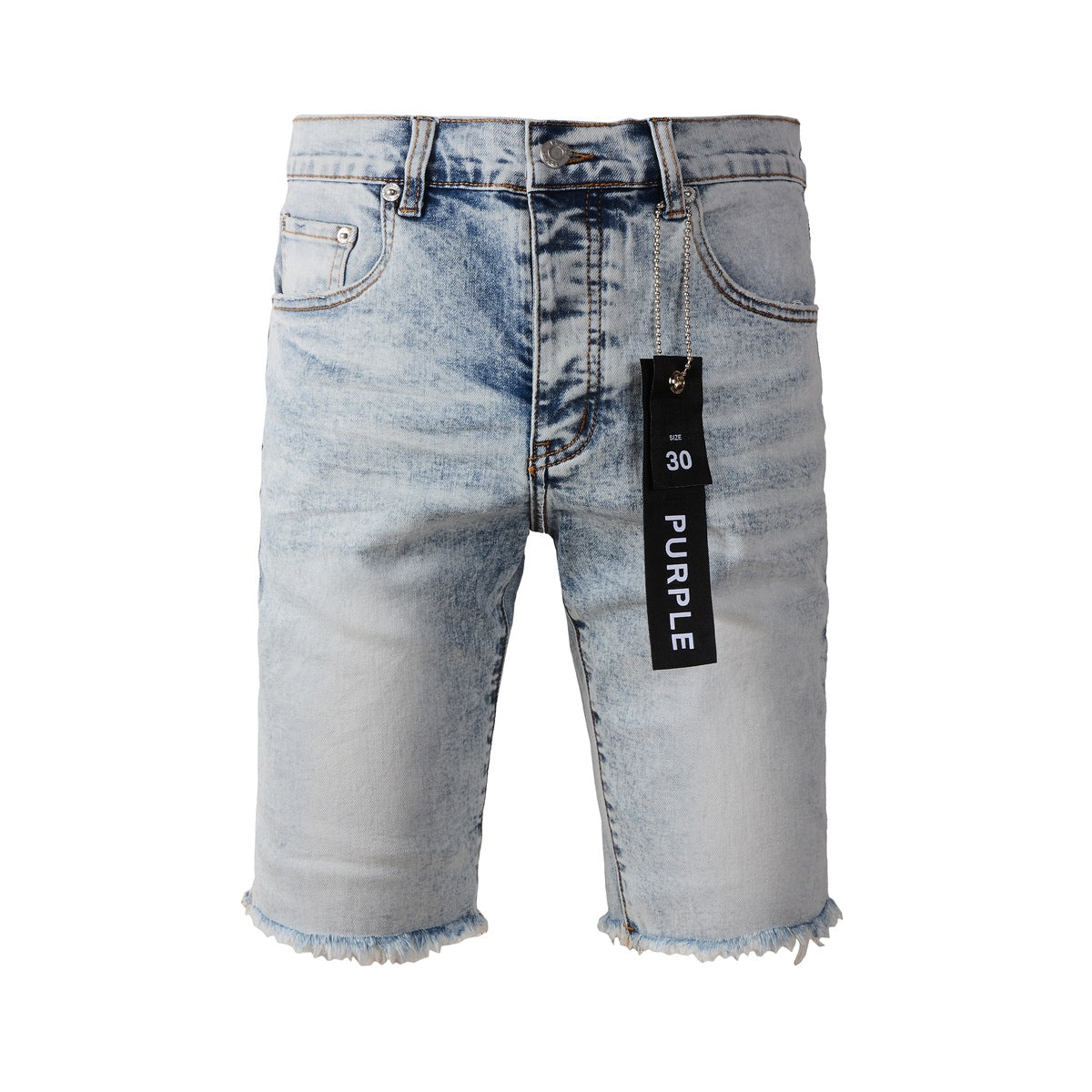 Purple Jeans Silver Gray Jean Shorts 5053 with a Sleek and Modern Design