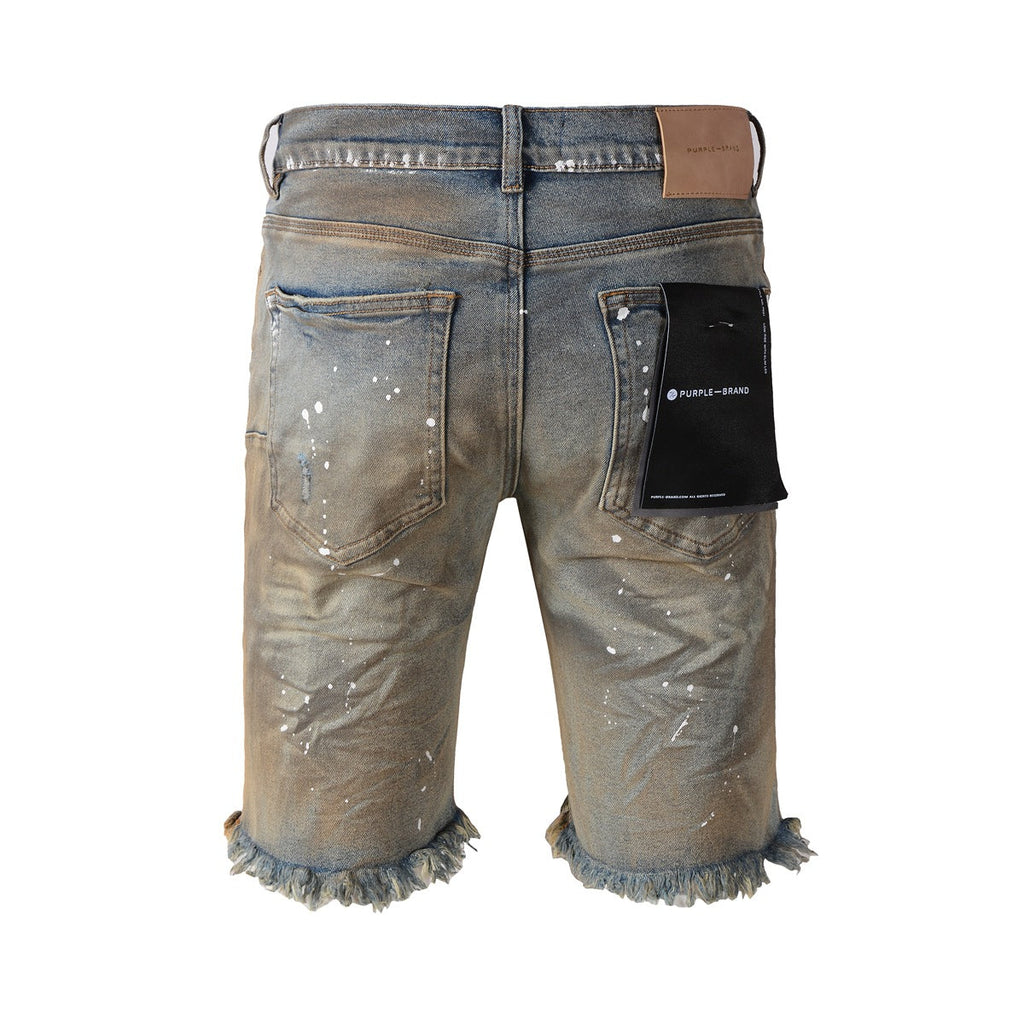 Purple Jeans Trendy Silver Gray Denim Shorts Perfect for a Contemporary Outfit 5012