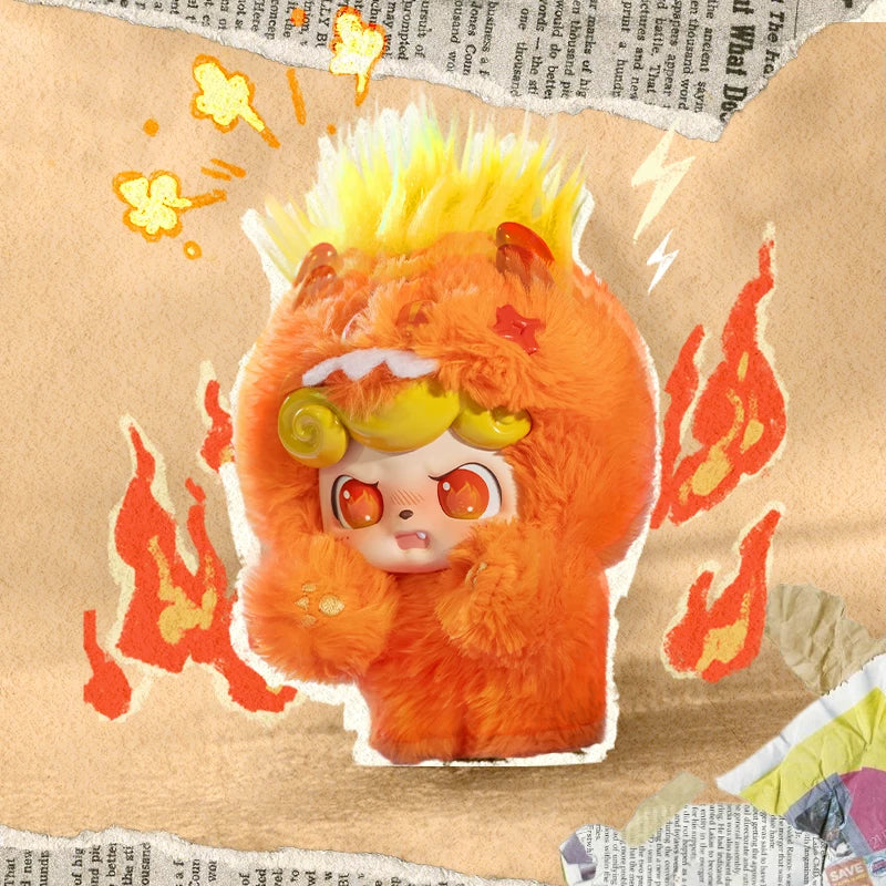 JOTOYS Odd and Odd Trendy Fun Q Treasure Emotion Hair Monster Blind Box Handmade Trendy Toy Gift Ornament