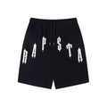 rapstar Summer Embroidered Shorts Black/White
