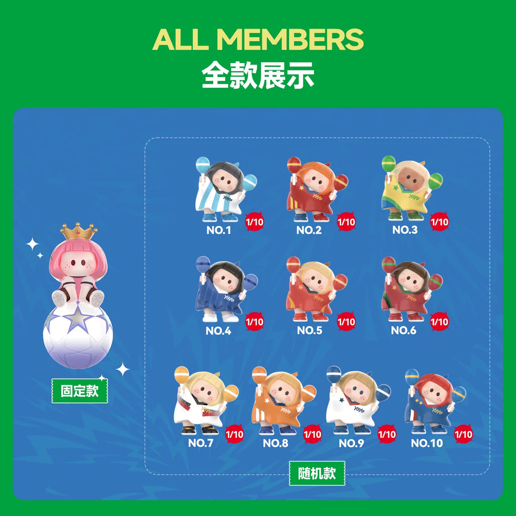 MINISO YOYO SURE WIN Stable Win Series Handheld Blind Box Set Right Right Sauce Gift