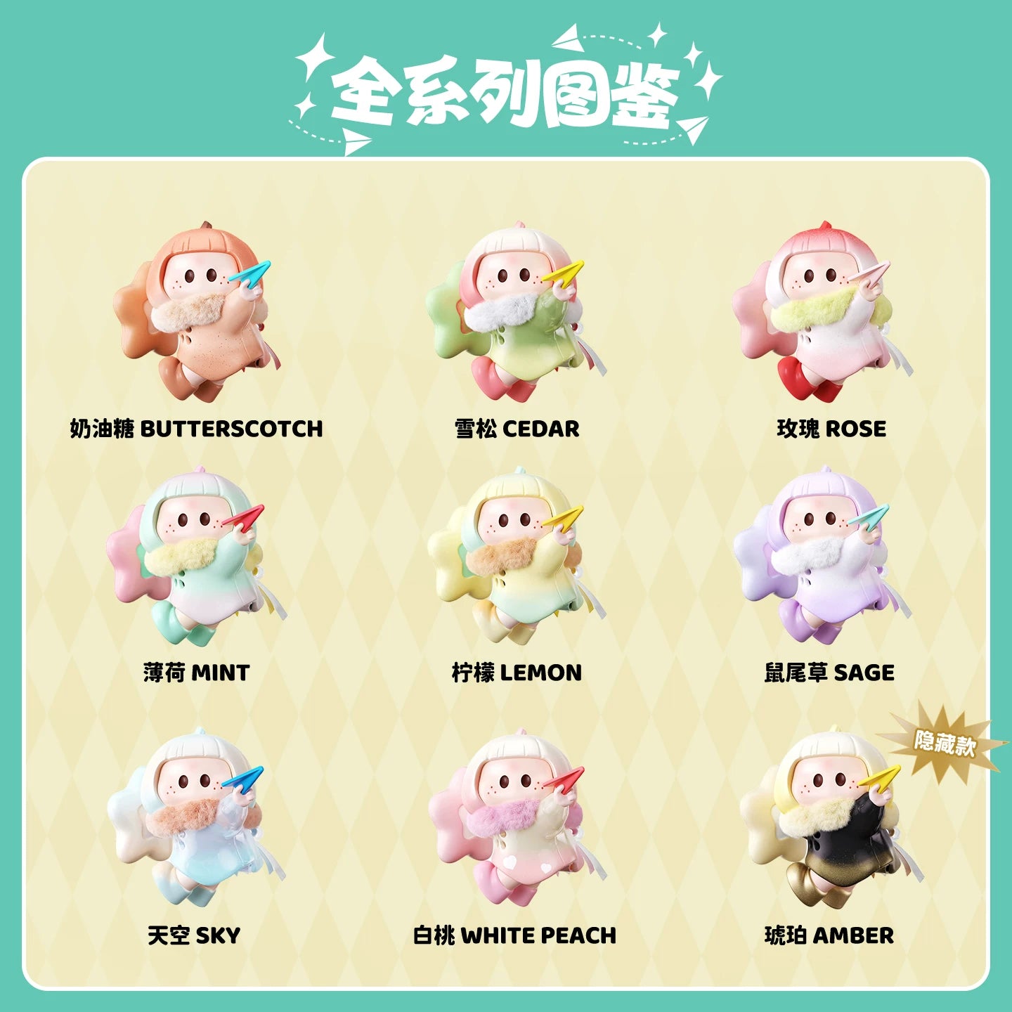 Spot MINISO MINISO YOYO Wind Diary Series Aromatherapy Handmade Blind Box Right Sauce Ornament