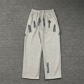 TRAPSTAR Plus Velvet Casual Sweatpants Grey