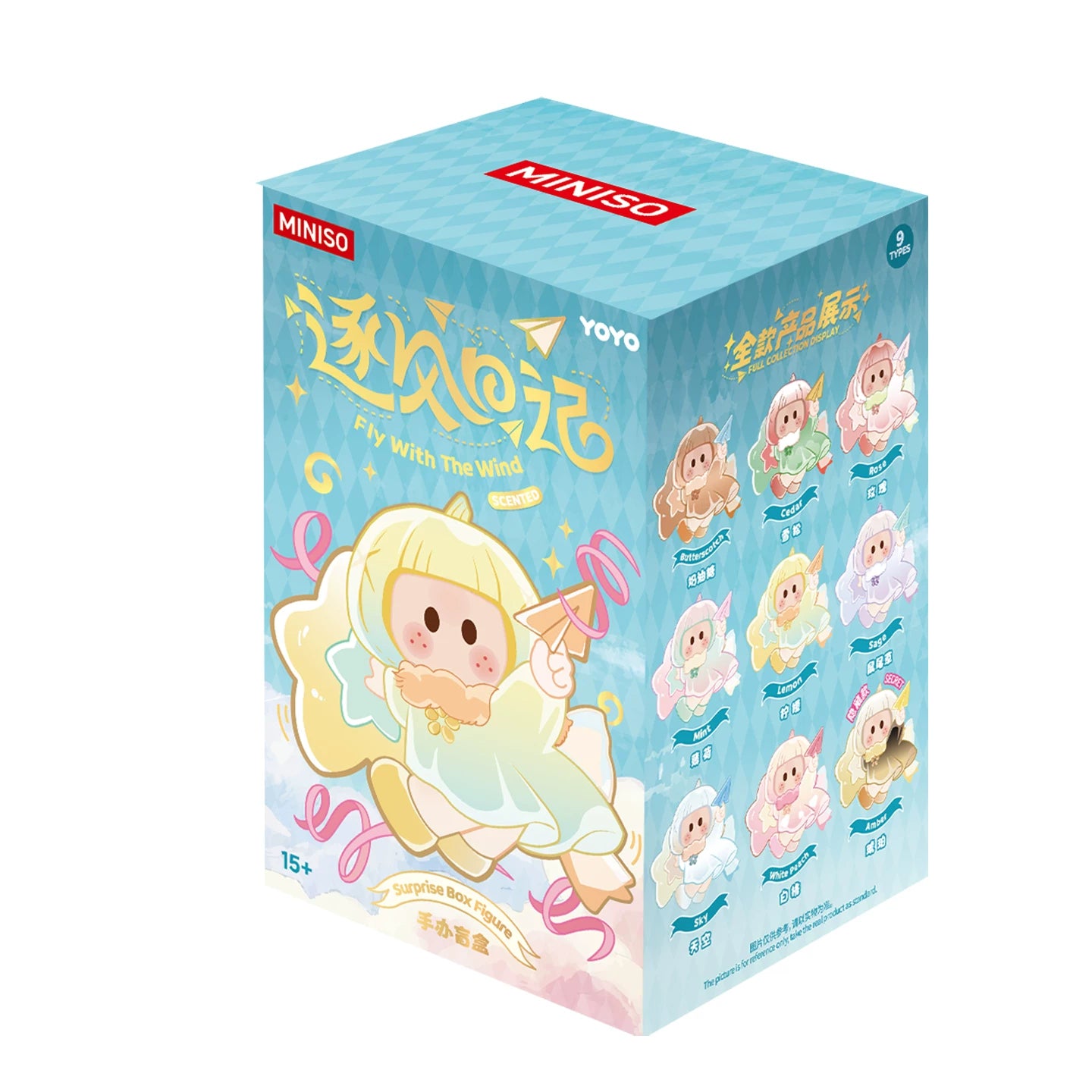 Spot MINISO MINISO YOYO Cute Crooked Head Series Iconbox Handmade Blind Box Right Right Sauce