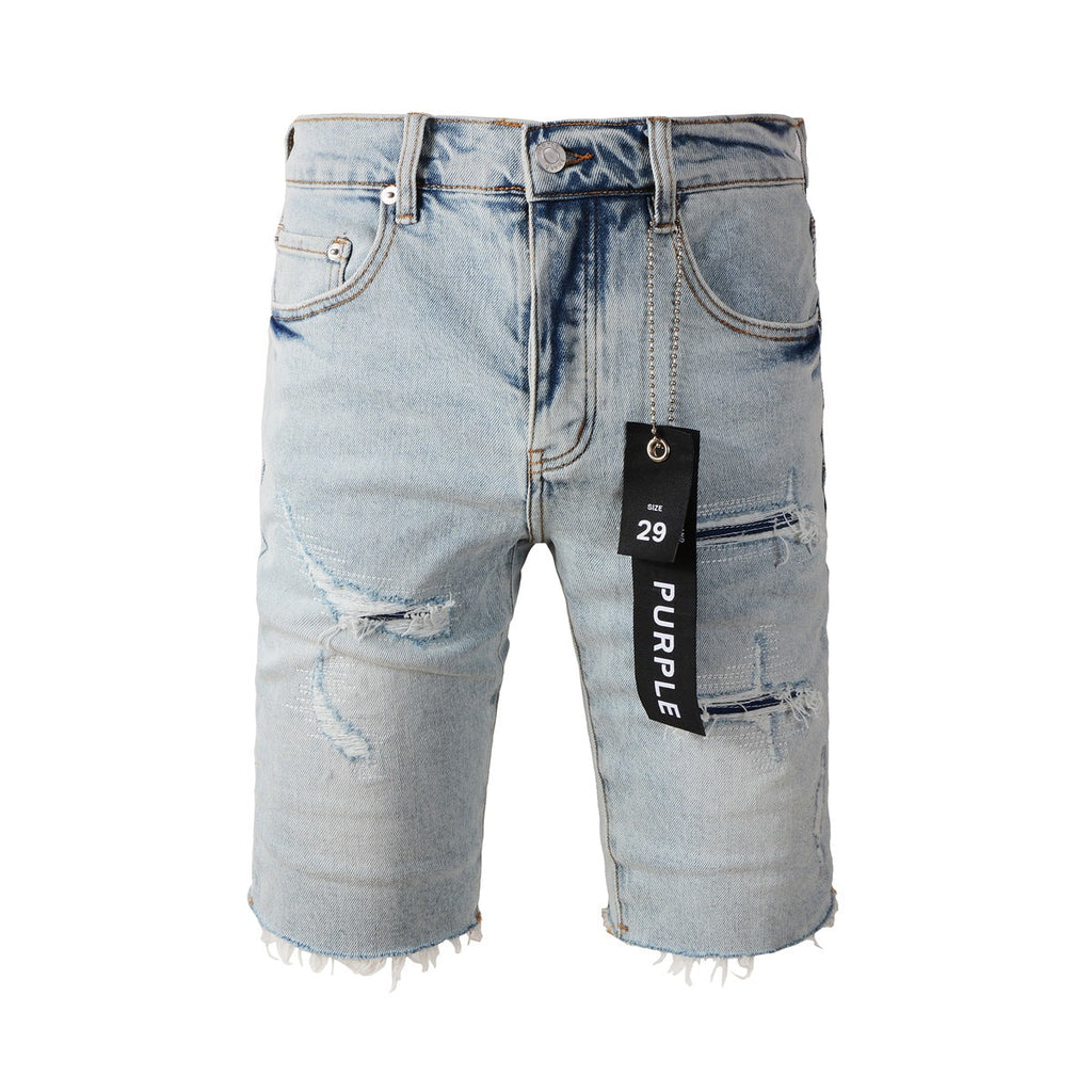 Purplre Blue Jean Shorts 5088 with a Classic Cut for a Timeless Summer Style