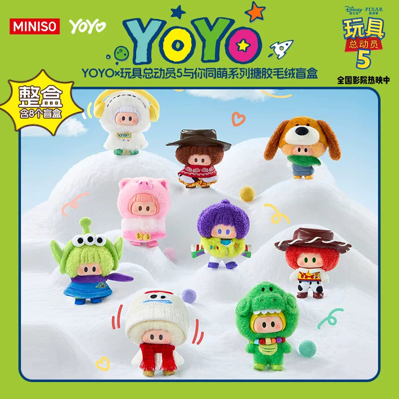 MINISO MINISO YOYO X Toy Story 5, Same Cute Series, Vinyl Plush Blind Box Pendant