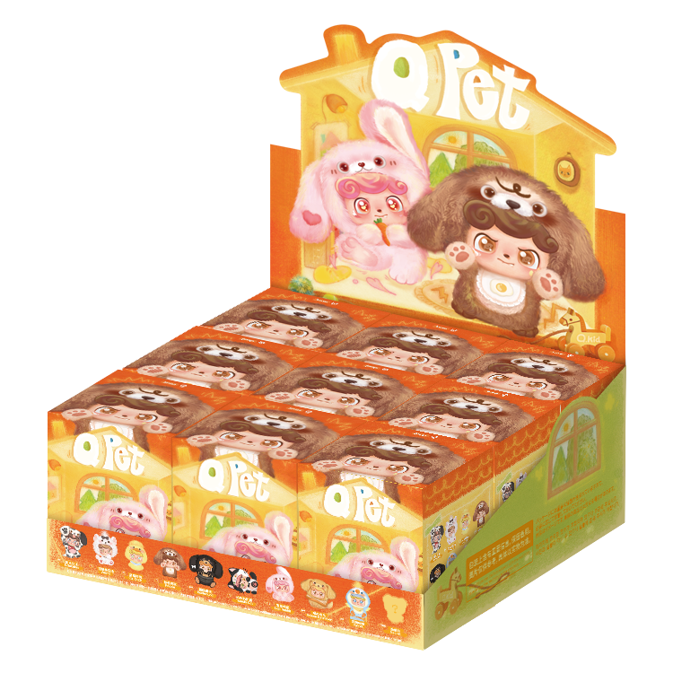 JOTOYS/Odd and Odd Trendy Q Treasure My Cute Pet Baby Series Blind Box Plush Pendant Handmade Trendy Play Female Gift