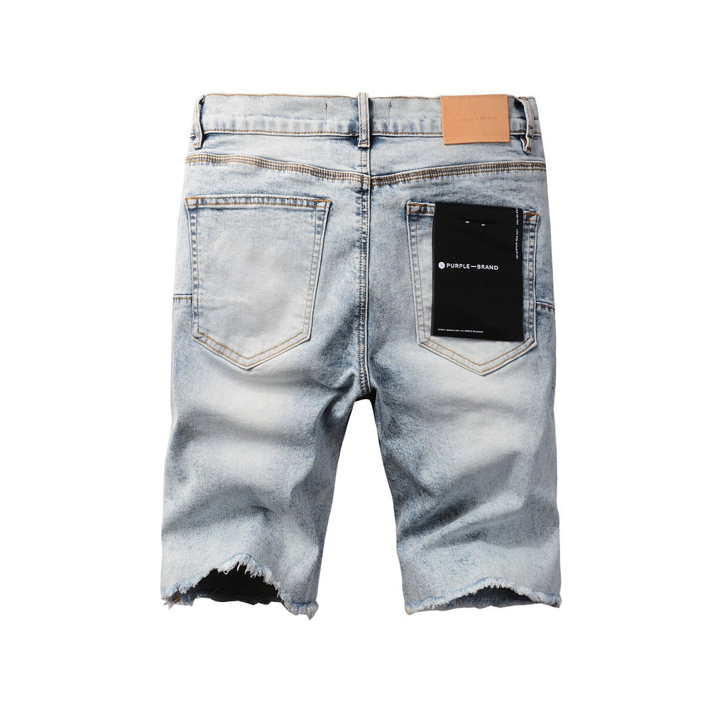 Purple Jeans Silver Gray Jean Shorts 5053 with a Sleek and Modern Design