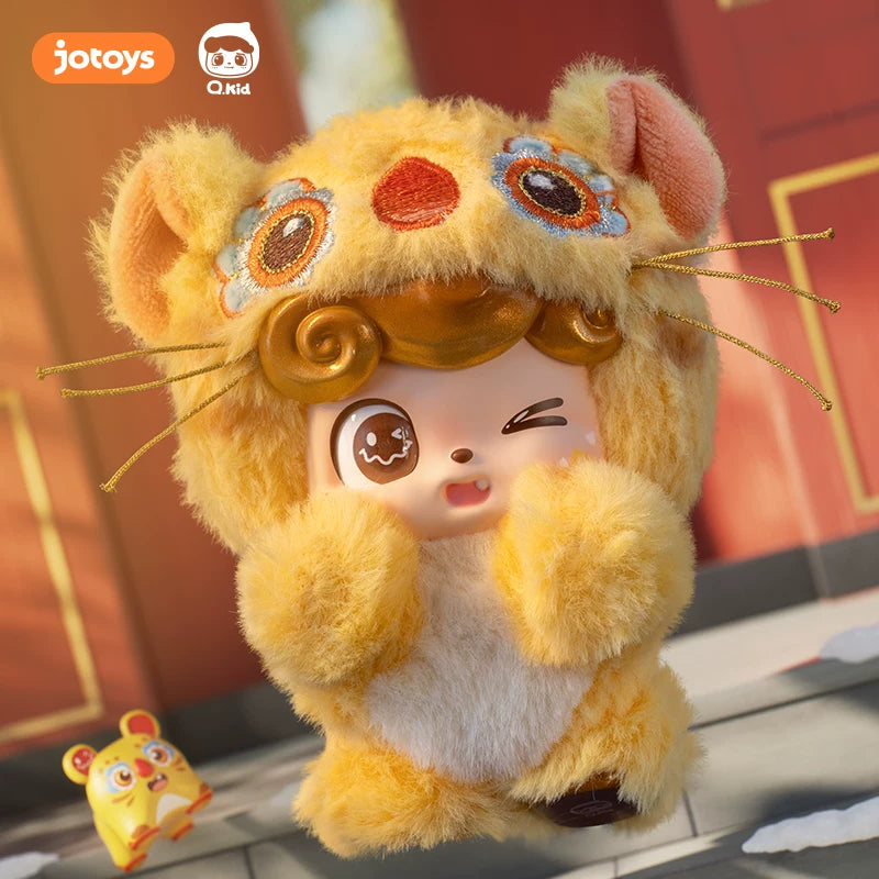 JOTOYS/Odd and Odd Trendy Music Q Bao Good Color Series Blind Box Plush Pendant Handmade Trendy Play Gift Cute Ornament