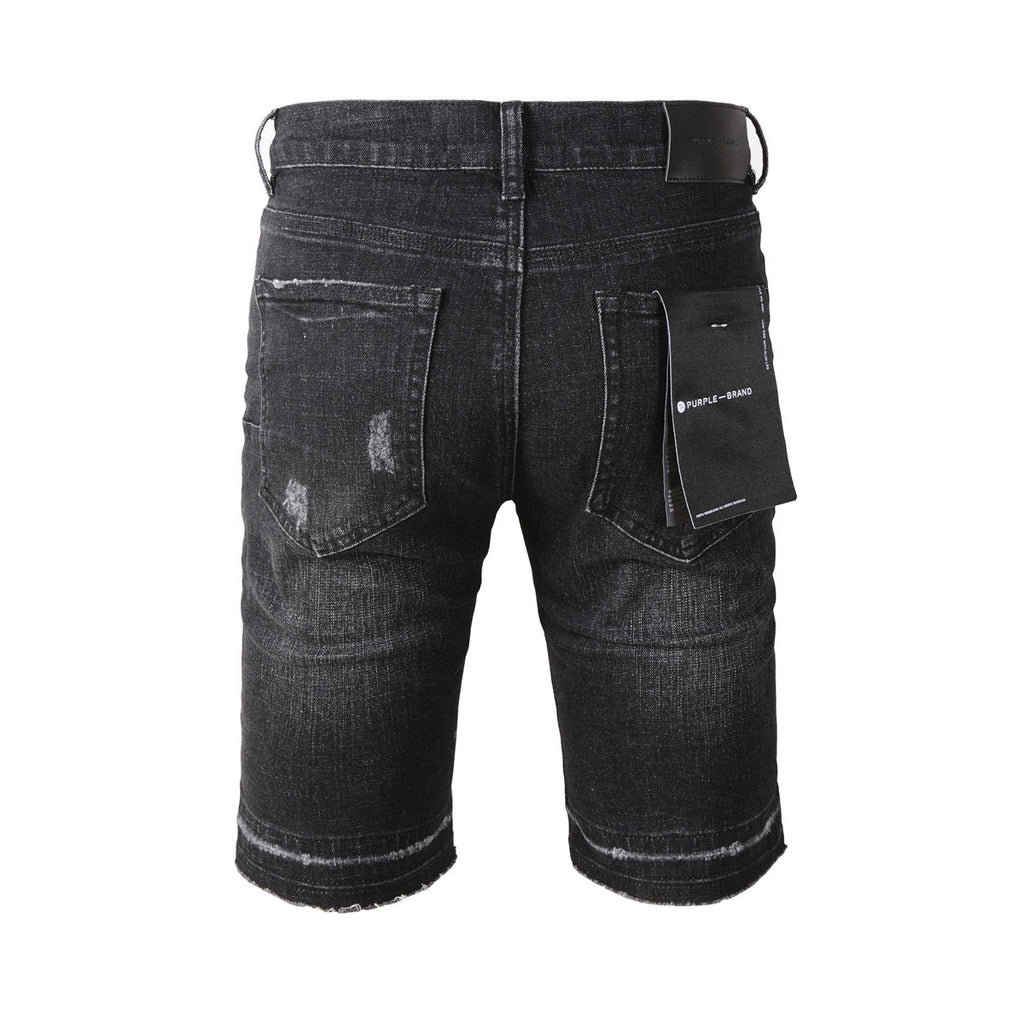 Purple Jeans Black Jean Shorts 5083 with a Sleek and Modern Design for Summer