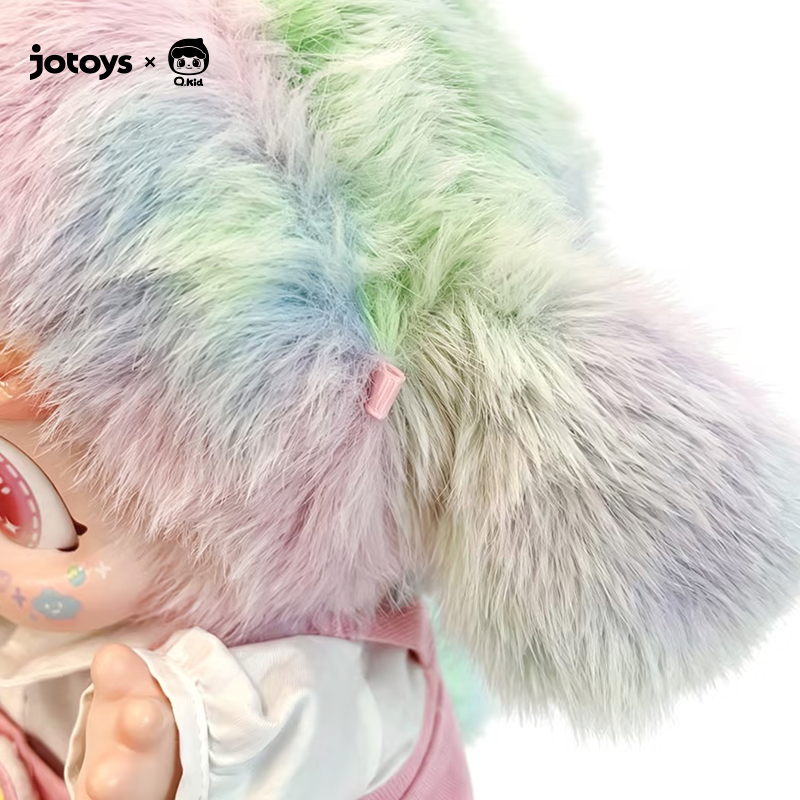 New product launch JOTOYS/Odd Tide Fun Q Bao Rainbow Candy Dog Gift Box for girls' birthdays