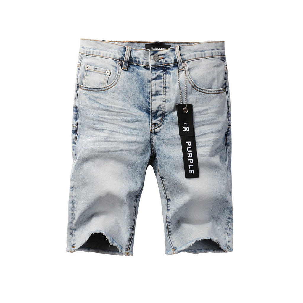 Purple Jeans Silver Gray Jean Shorts 5053 with a Sleek and Modern Design