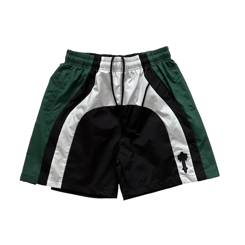 Trapstar Embroidered Summer Shorts Green