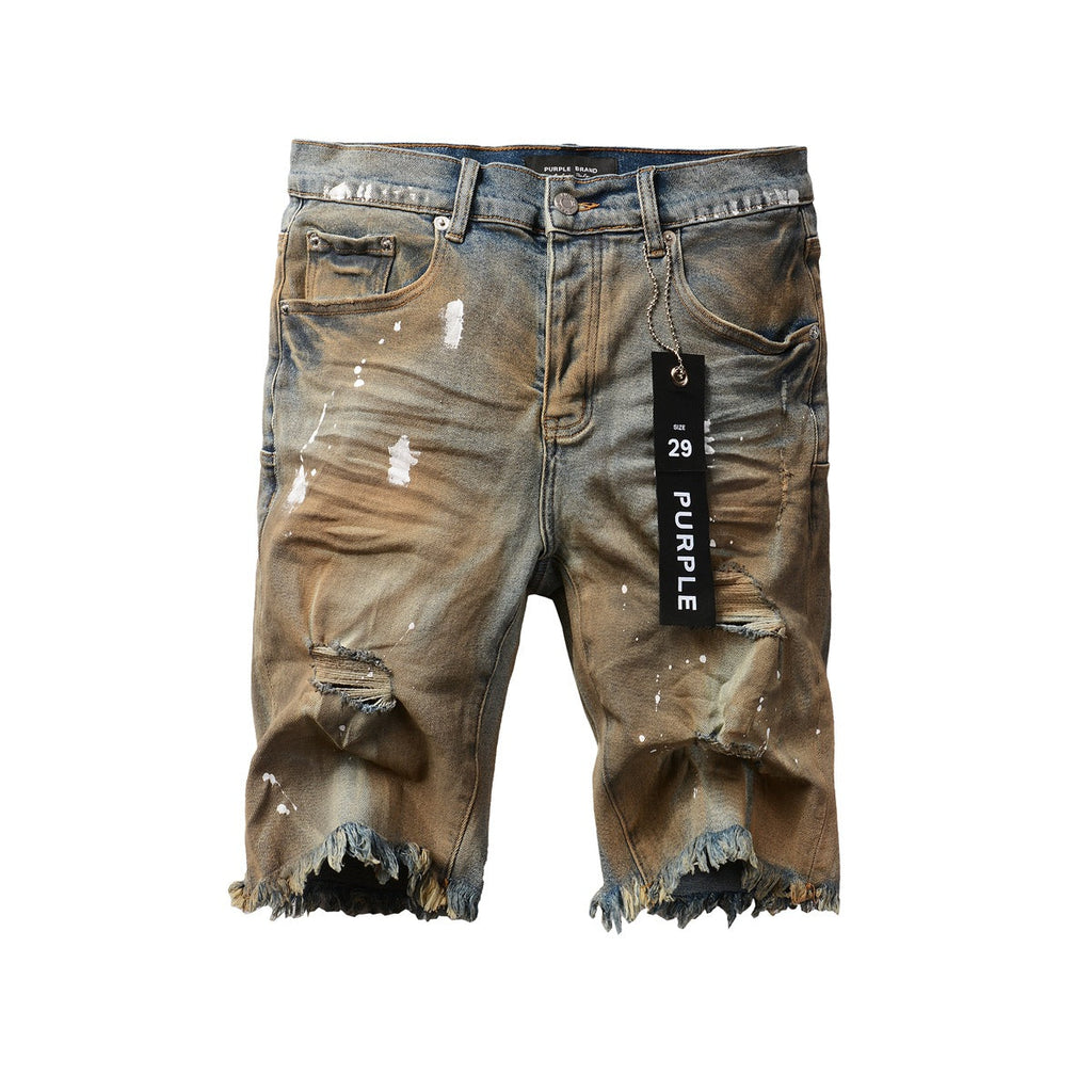 Purple Jeans Trendy Silver Gray Denim Shorts Perfect for a Contemporary Outfit 5012