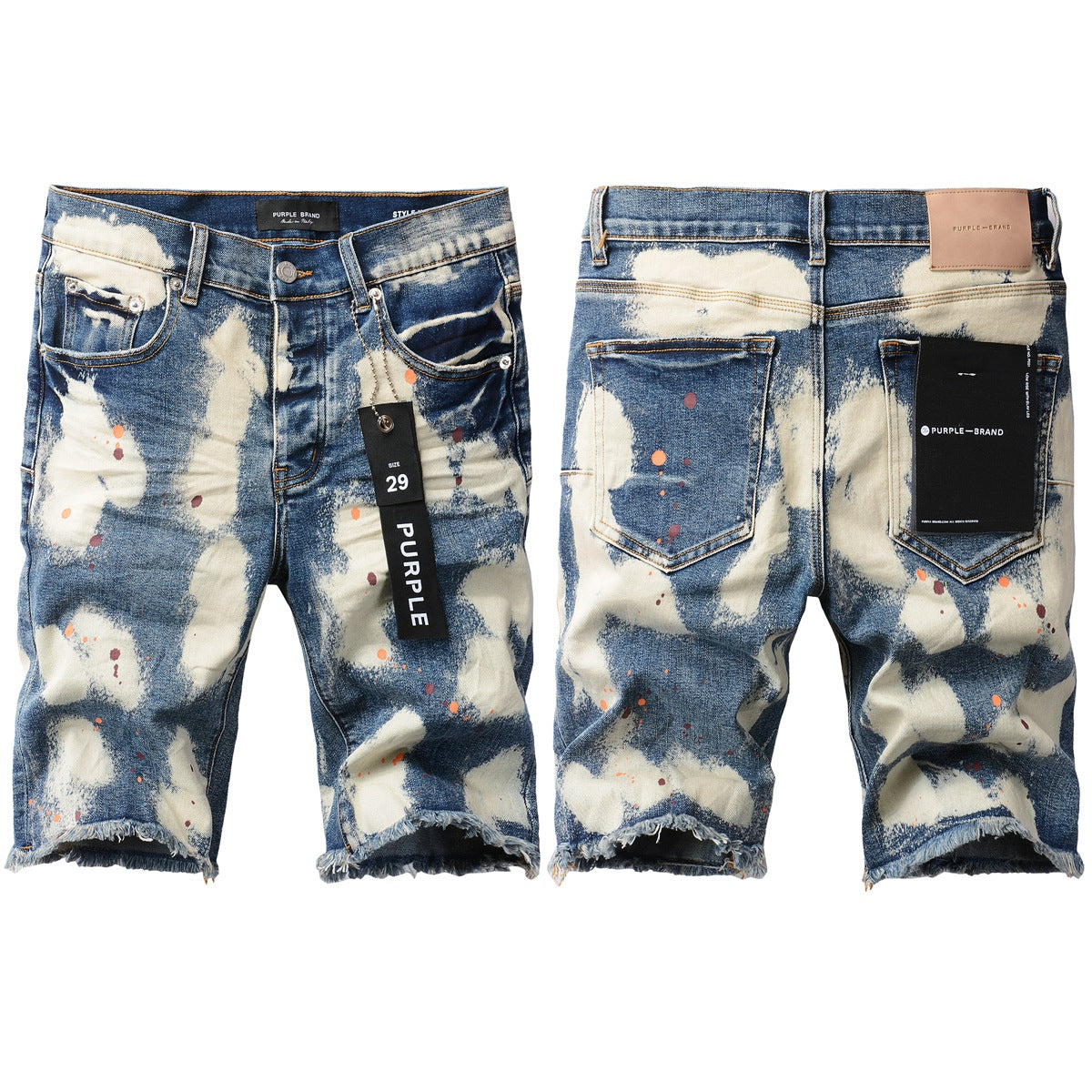 Purple Jeans Fashionable Blue Jean Shorts 5090 with a Modern Cut and Comfortable Fit