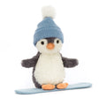 Peanut Penguin Snowboarding Small JELLYCAT