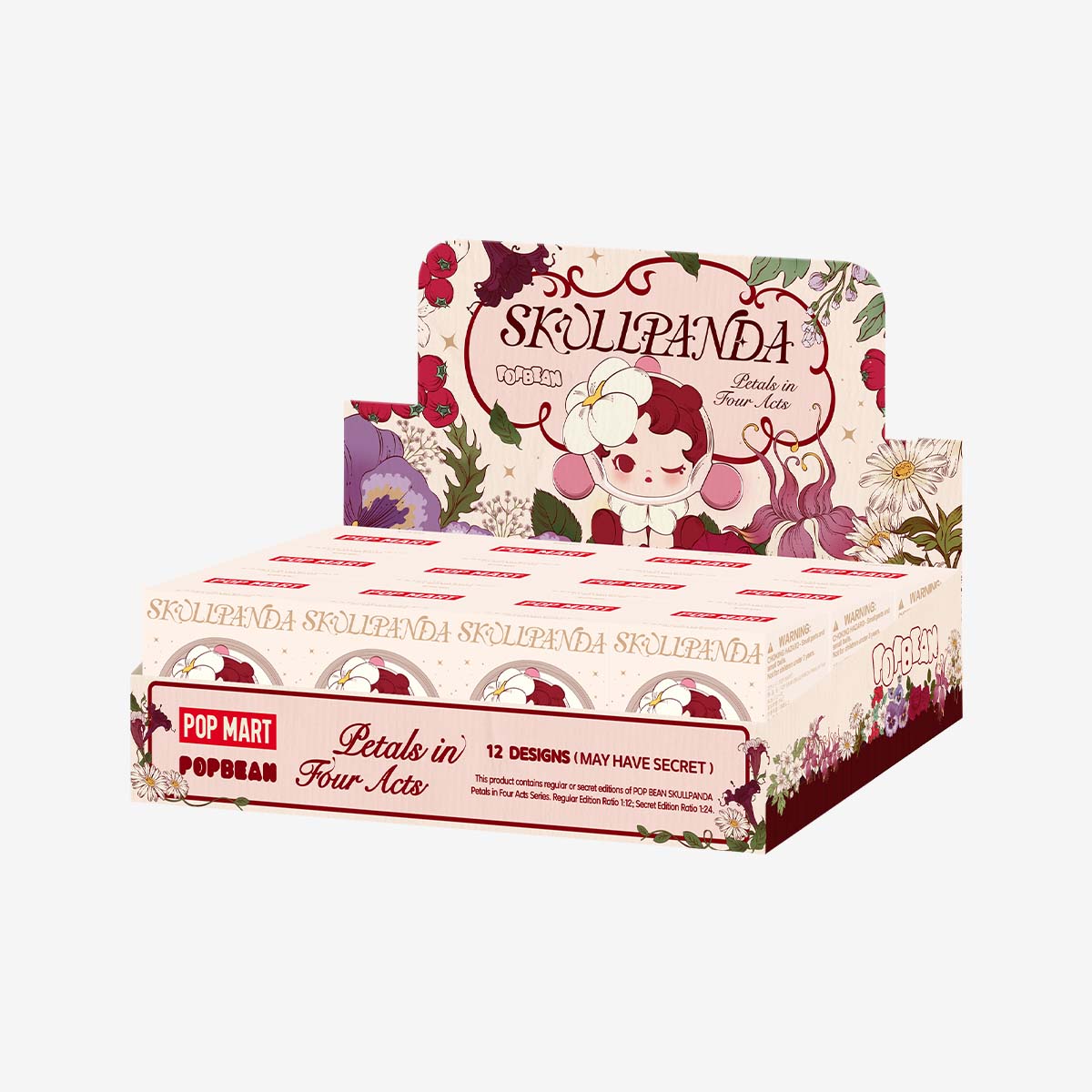 POP BEAN SKULLPANDA Petals in Four Acts Series Mini Beans Blind Box