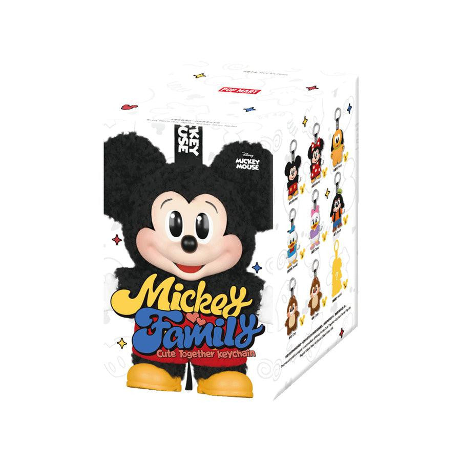 POP MART Disney Mickey Family Cute Together Series Plush Pendant Blind Box