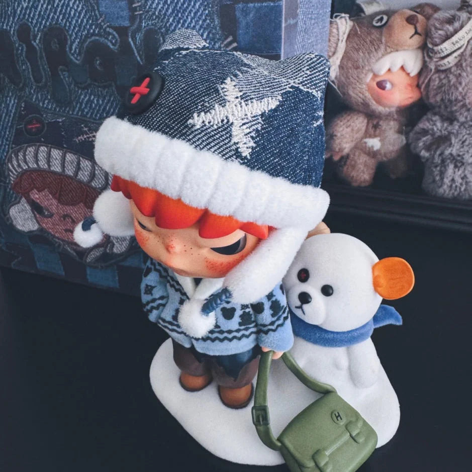 POP MART Hirono Before the Snow Melts Series Figure Hanging Card