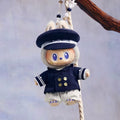 POP MART The Monsters De Vliegende LABUBU Series Captain Vinyl Plush Hanging Card