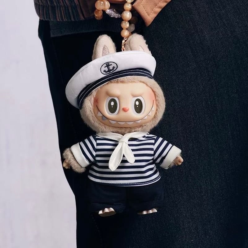 POP MART The Monsters De Vliegende LABUBU Series Sailor Vinyl Plush Hanging Card