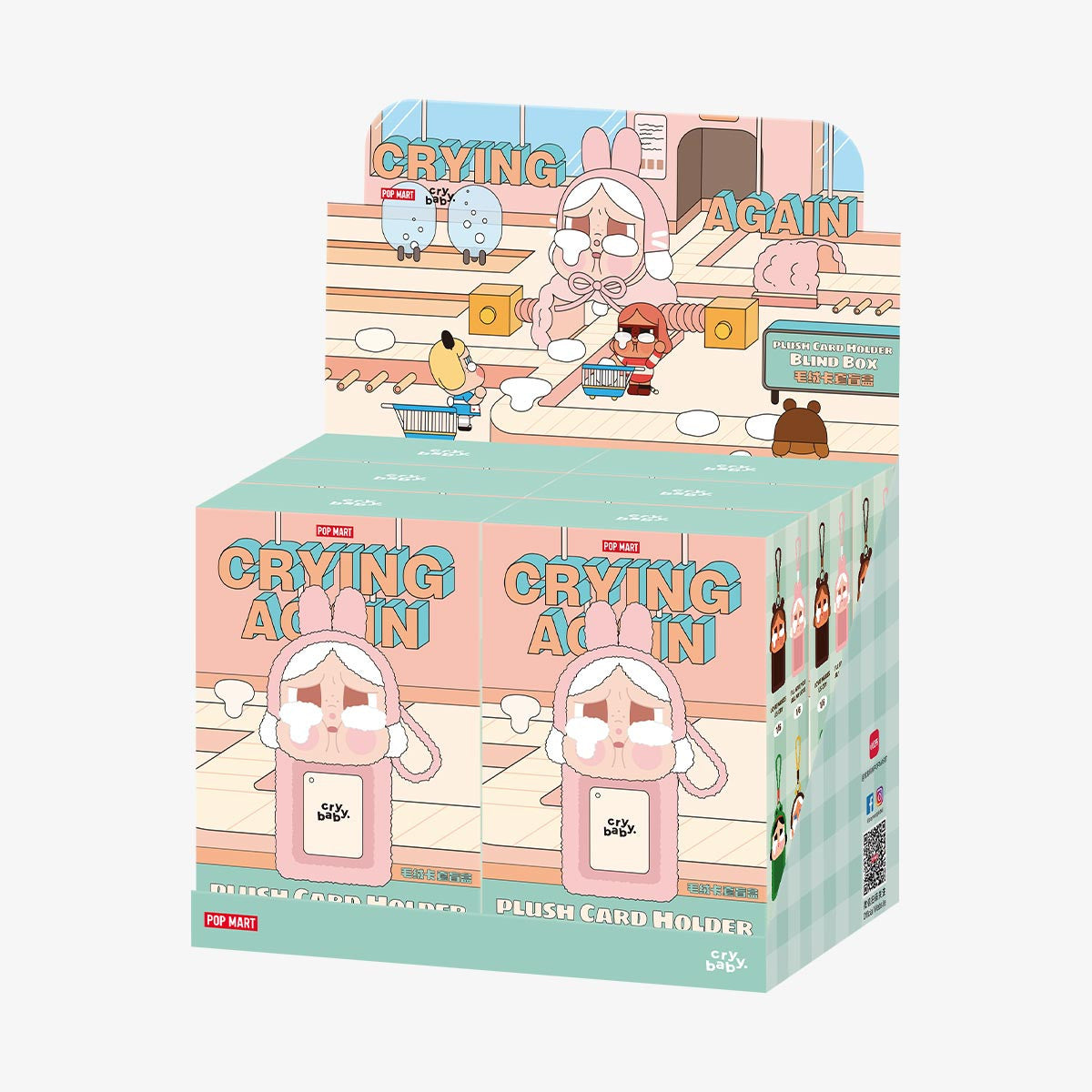 Pop Mart CRYBABY Crying Again Series-Card Holder Blind Box