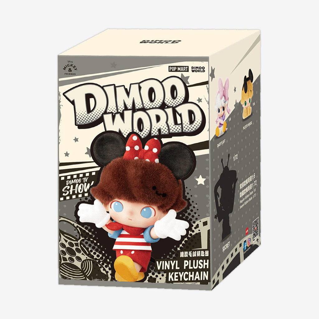 Pop Mart DIMOO WORLD × DISNEY Series-Vinyl Plush Keychain Blind Box