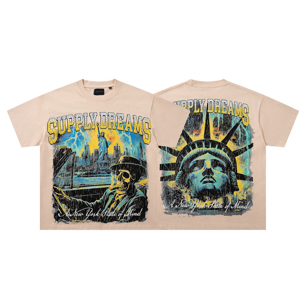 SUPPLY Dreams Boxy Black T‑Shirt
