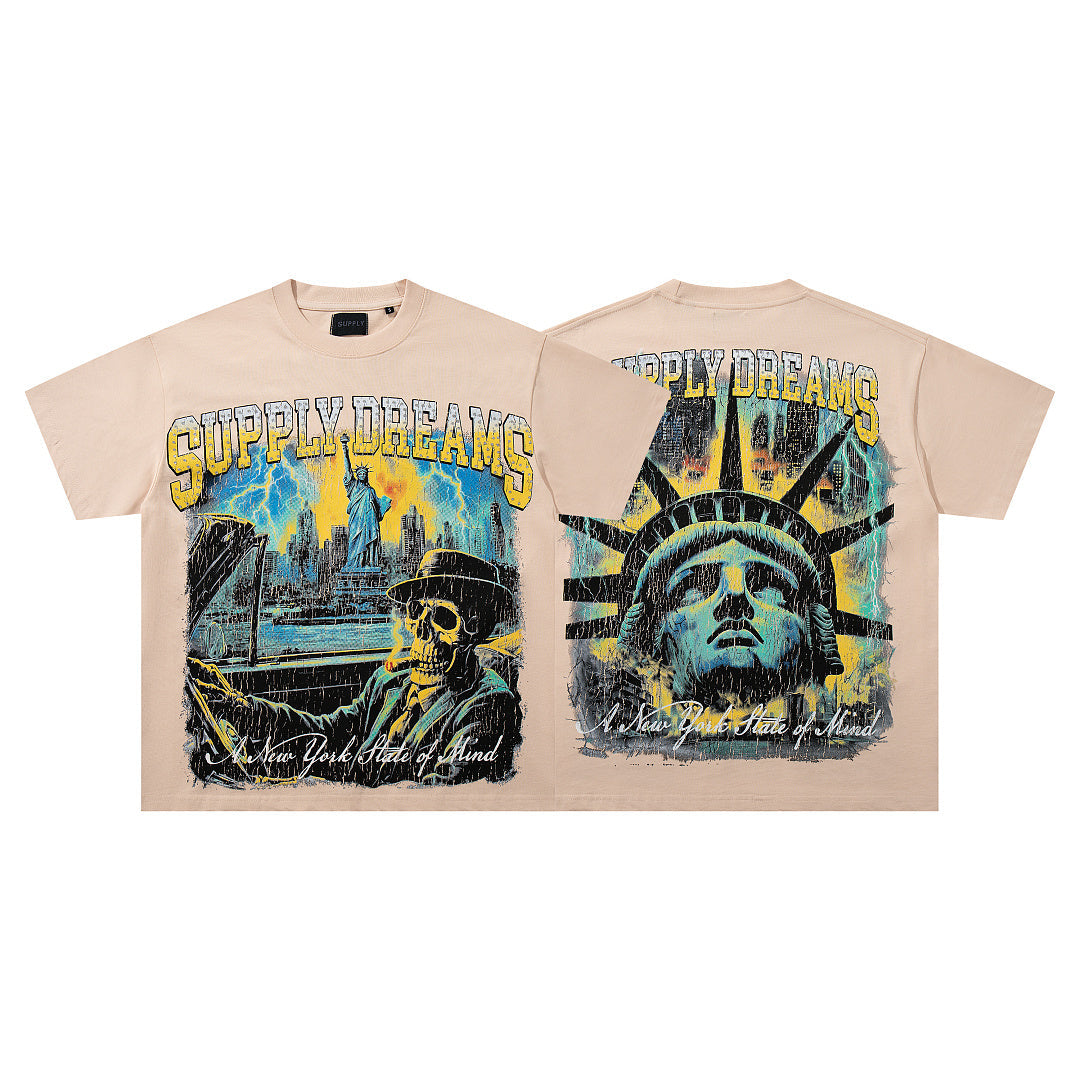 SUPPLY Dreams Boxy Black T‑Shirt