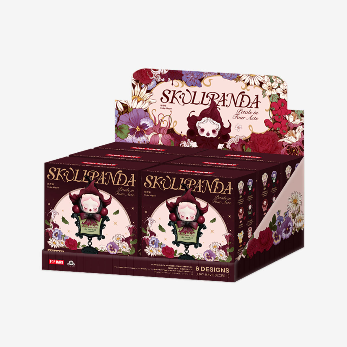 SKULLPANDA Petals in Four Acts Series Fridge Magnet