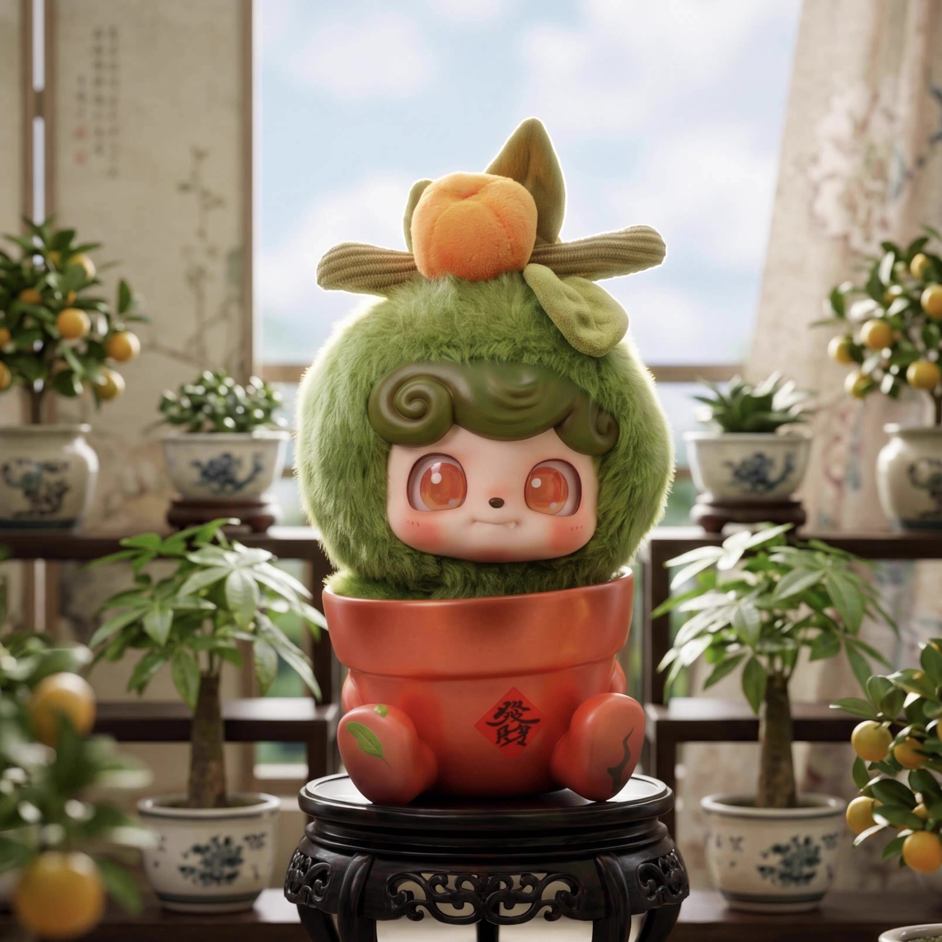 Q.Kid Treasure Potted Plants Story Series Plush Blind Box