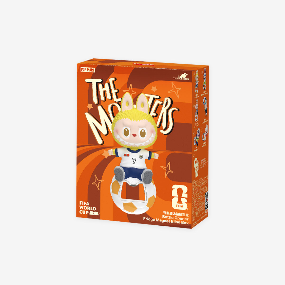 THE MONSTERS × FIFA SERIES - Bottle Opener Fridge Magnet Blind Box