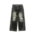 Mixed Emotions　Grey ‘Stone’ Baggy Jeans