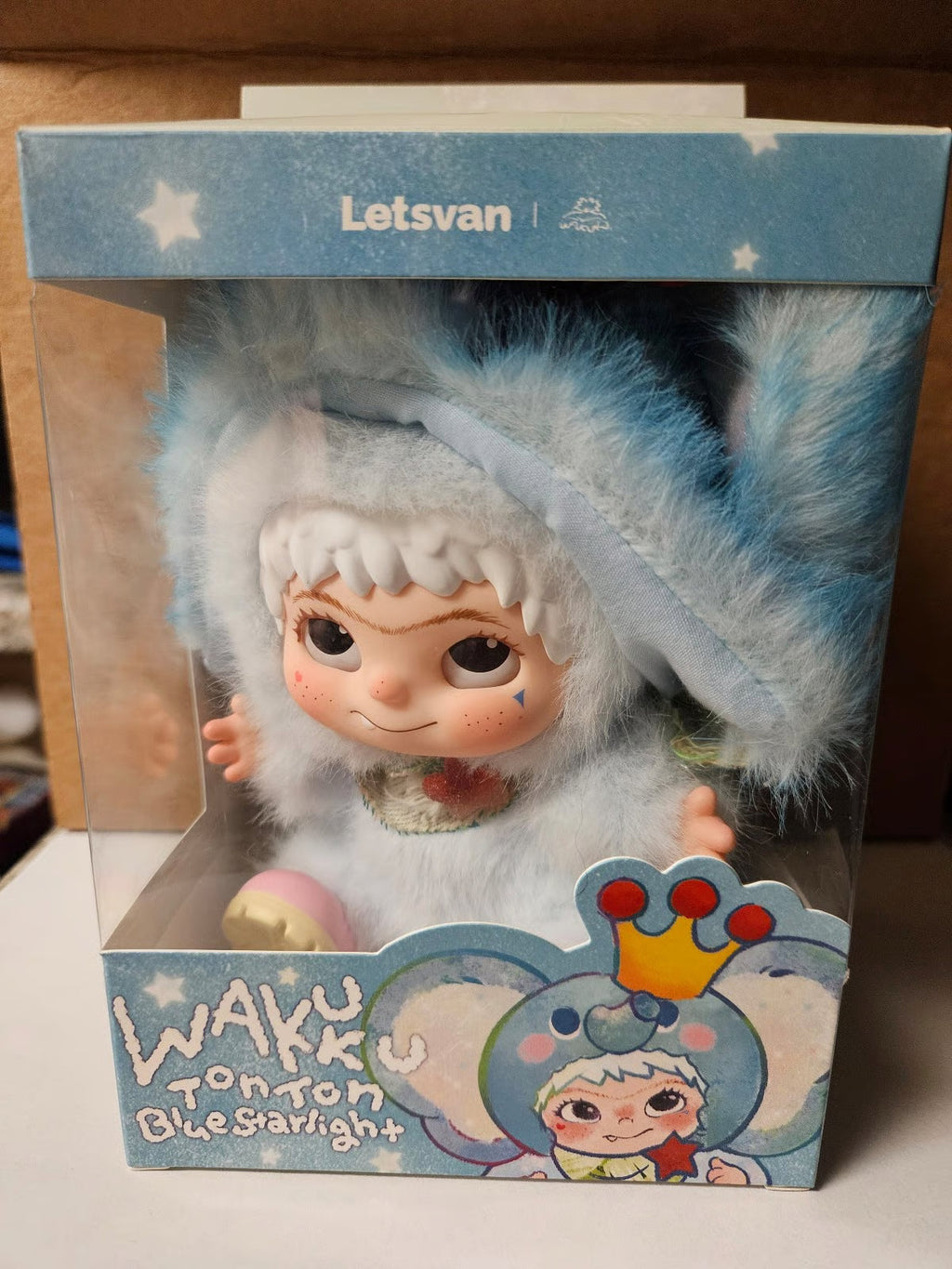 Wakuku Ton Ton Blue Starlight Plush