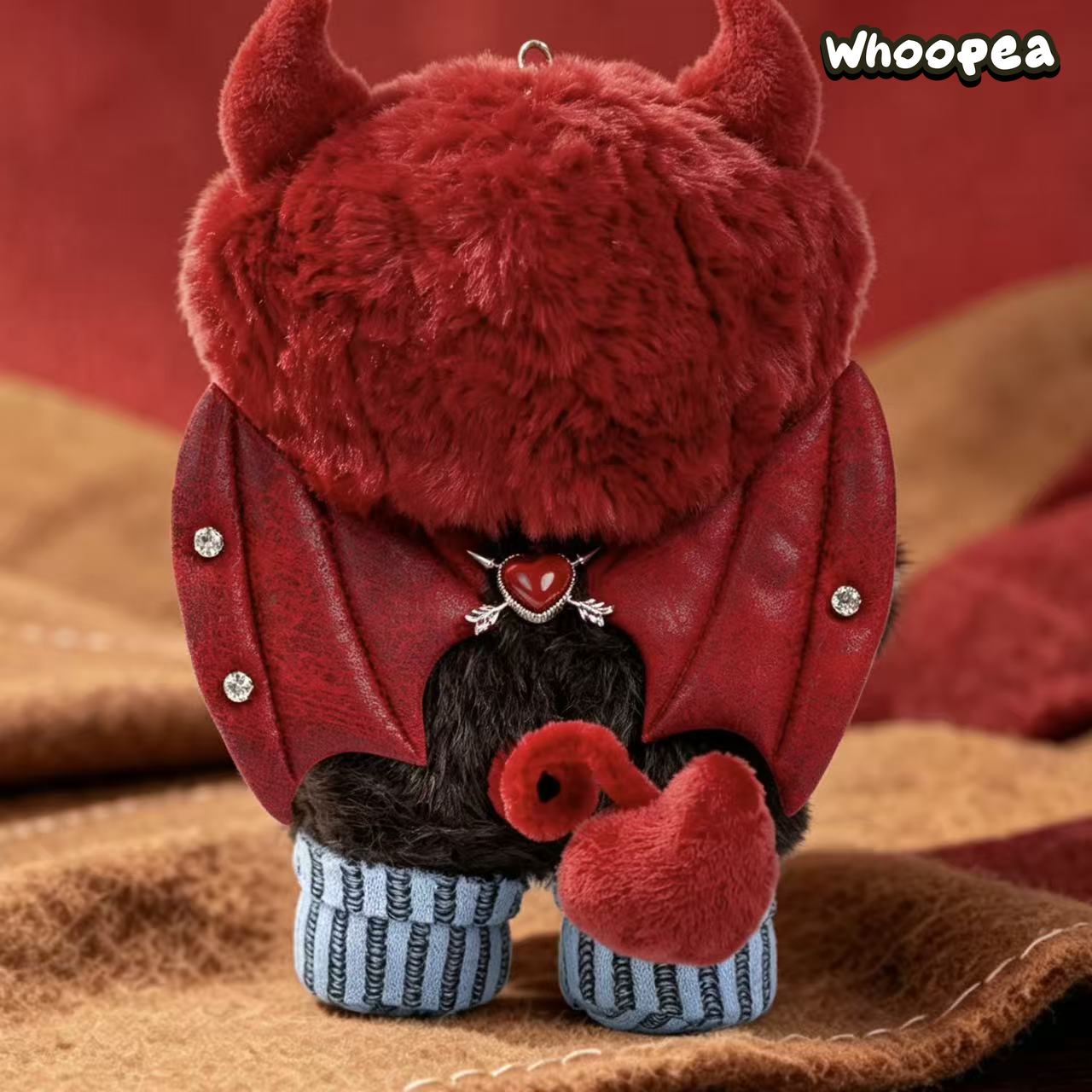 WAKUKU Heart Devil Series Plush Pendant Hanging Card