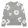 Denim Tears Cotton Wreath Grey Long Sleeve Tee