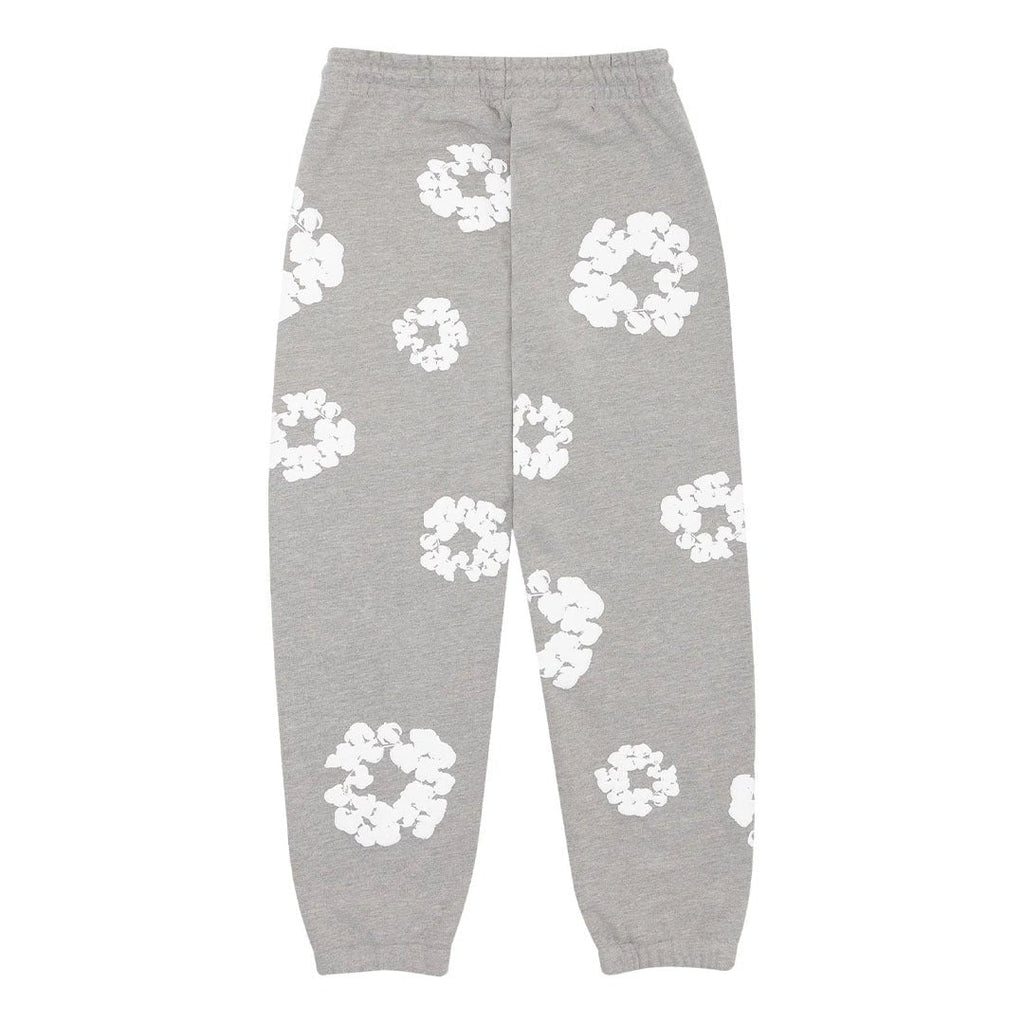 Denim Tears Sweatpants Grey Cotton Wreath