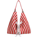 French Summer Striped Sack Bag
