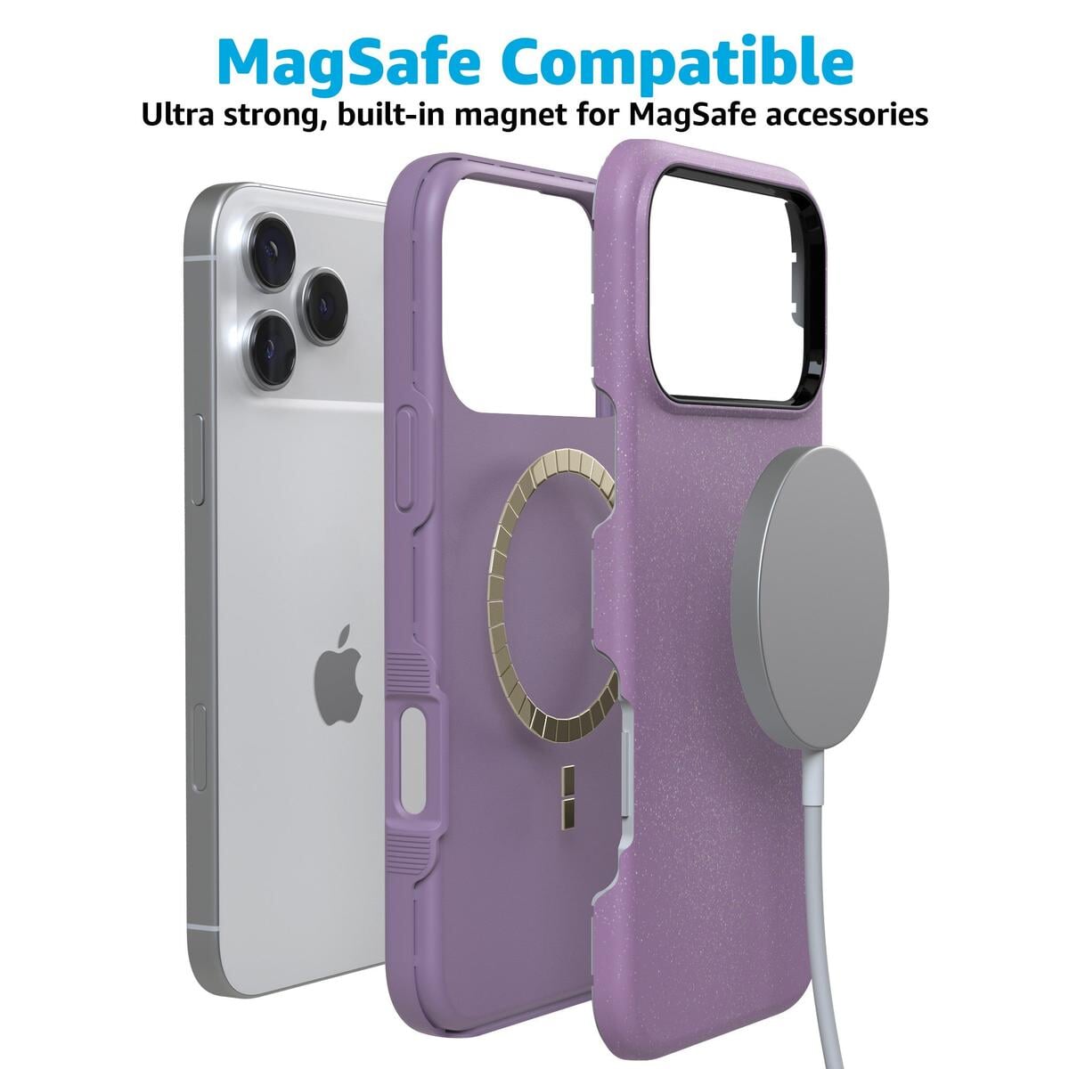 Lavender Waves | Purple Shimmer Case