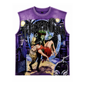 GLAZA GOD Support – Heavyweight Acid Wash Sleeveless Tee