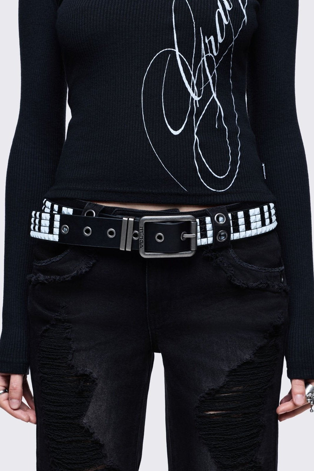 Piano Buckle Belt