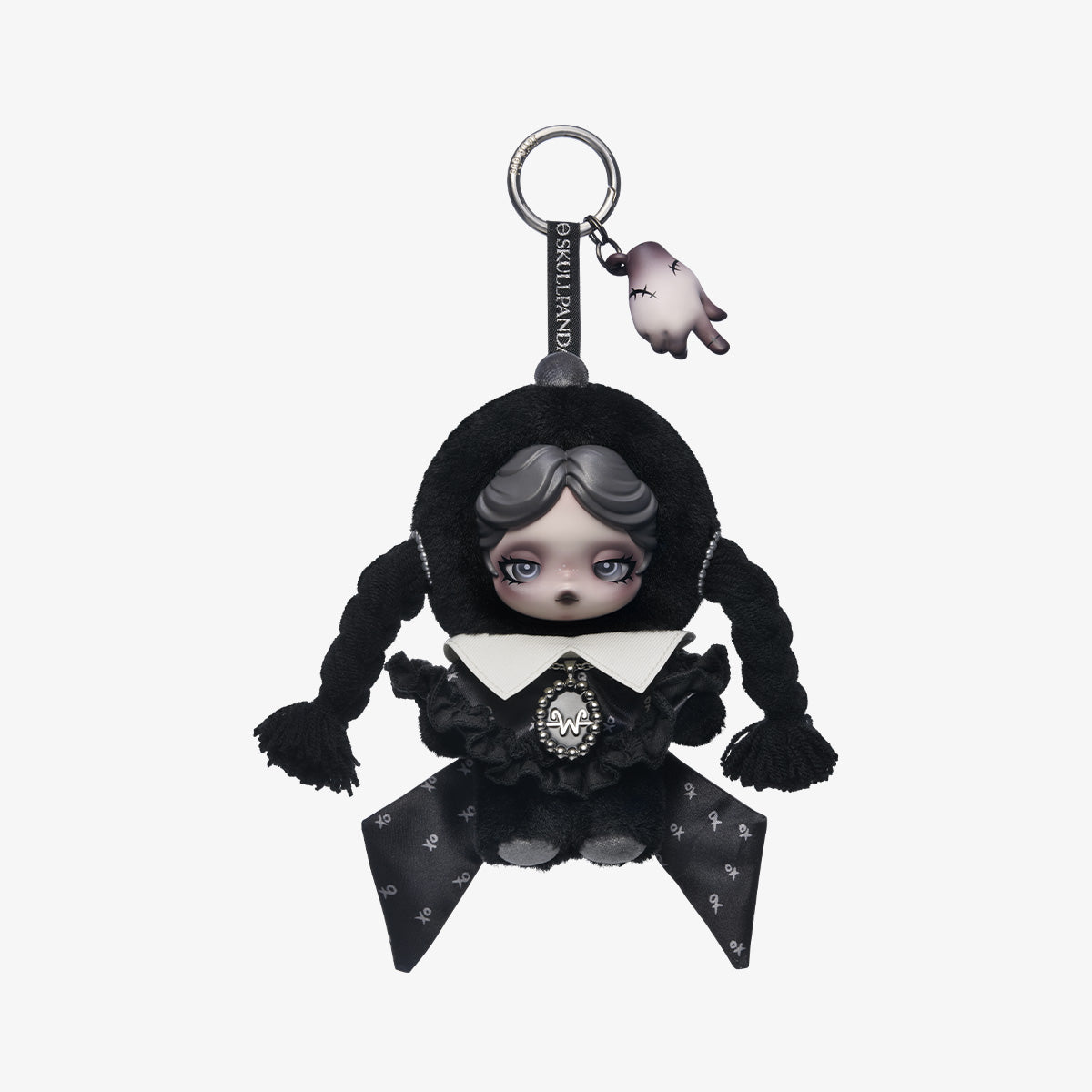 SKULLPANDA × Wednesday Plush（Classic Dress Version）